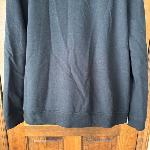 Express Black w/Gray Trim Button Close V-Neck Cardigan Jacket X-Large - Picture 12 of 13